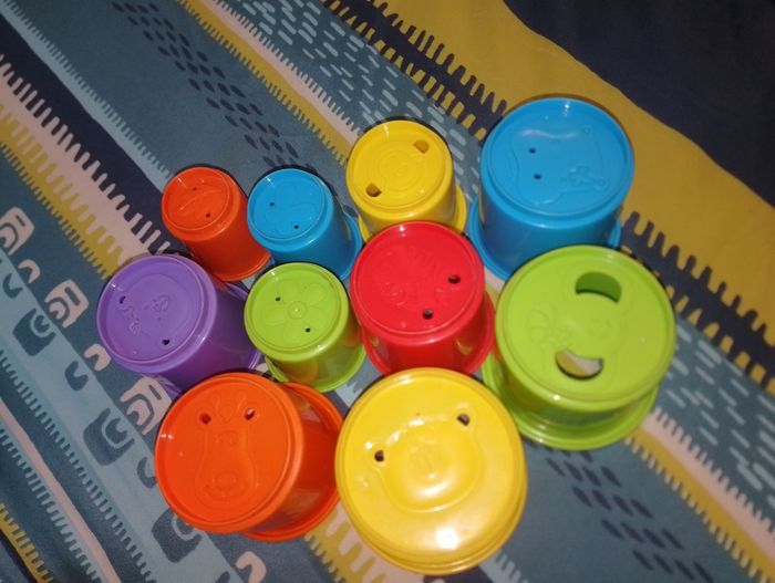 Tour à empiler, emboîtable, grande pyramide - photo numéro 3