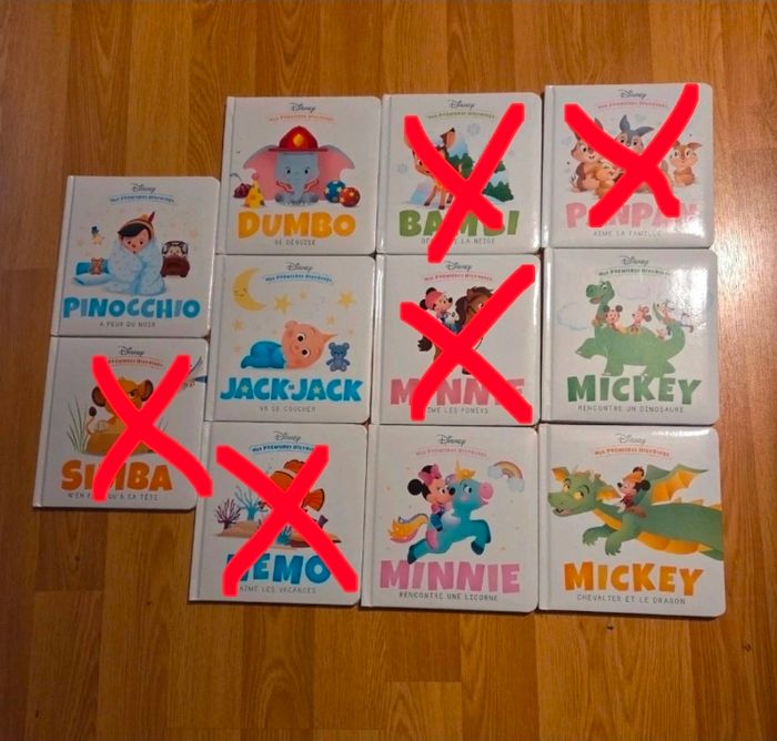 Livre enfant Disney mes premières histoires