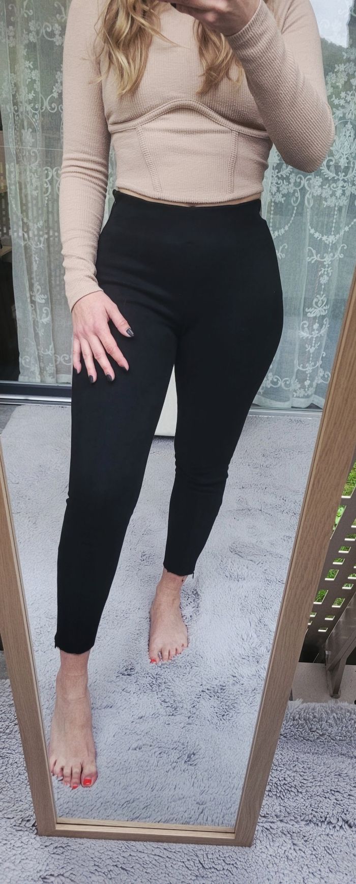 Pantalon Noir Zara