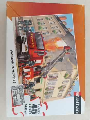 Puzzle pompiers 45 pieces