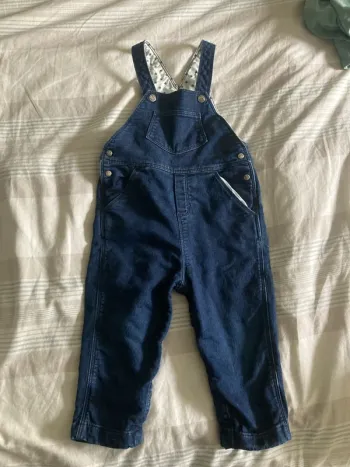 Salopette jean petit bateau 18mois