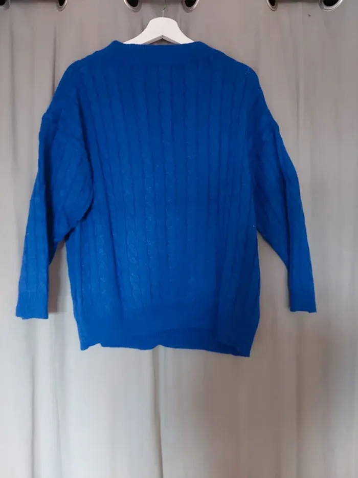 Pull bleu électrique Shein – Taille S – Parfait état - photo numéro 3