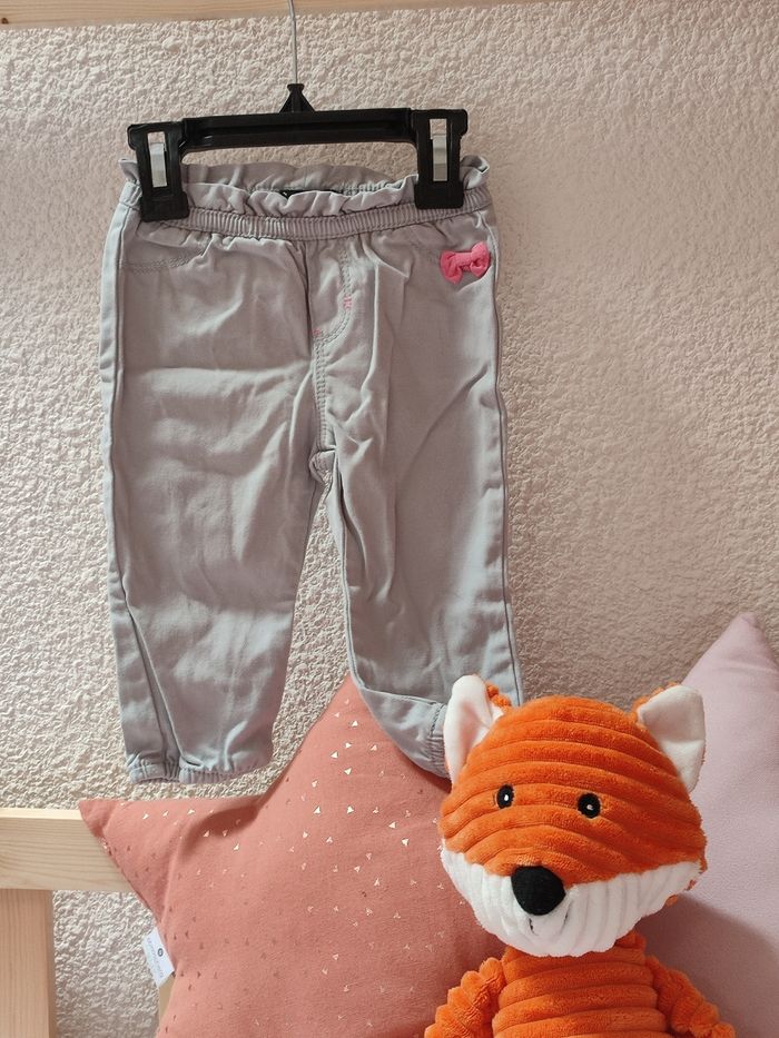 Pantalon - Nœud rose - 12 mois - Très bon état - In extenso - photo numéro 2