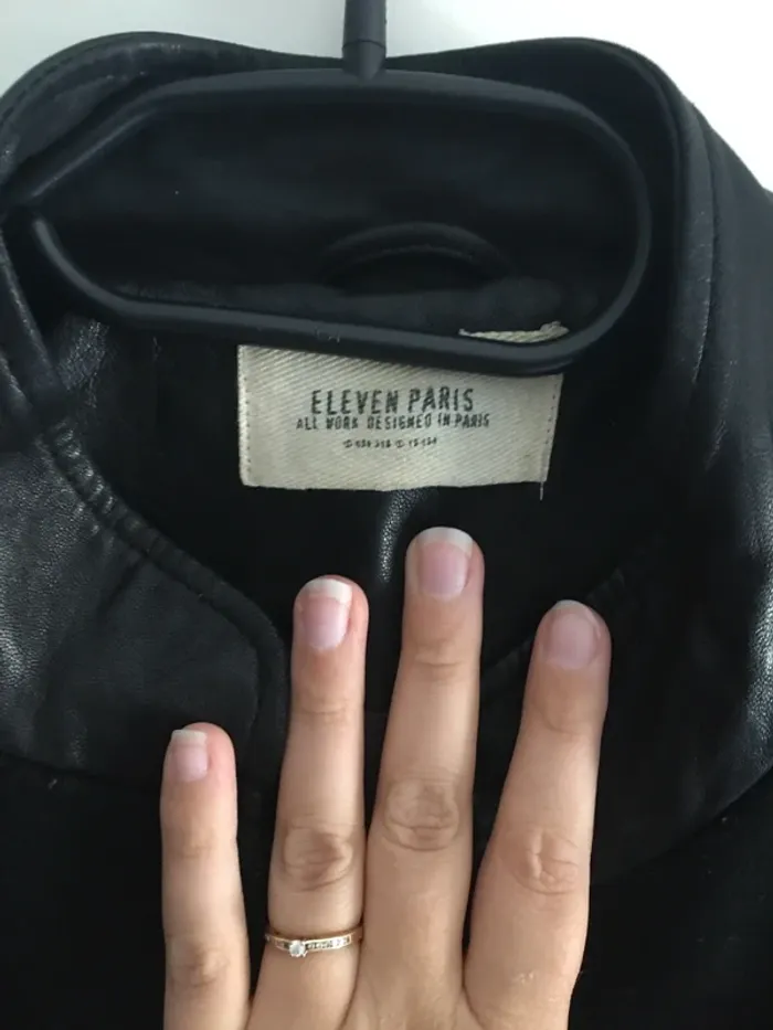 Blouson cuir véritable Eleven Paris - photo numéro 2
