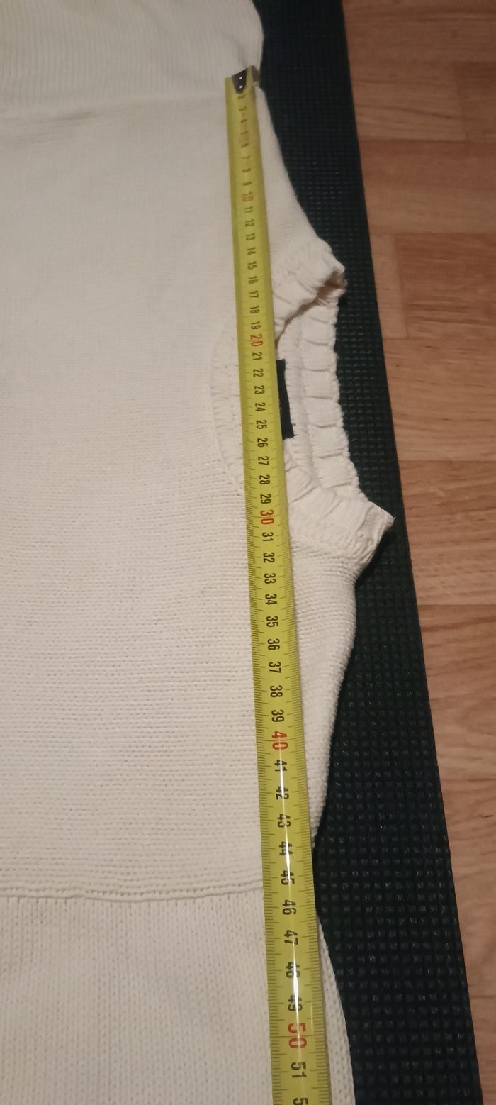 Pull Jersey Burberry London Size S/M Blanc Crème Coton - photo numéro 7