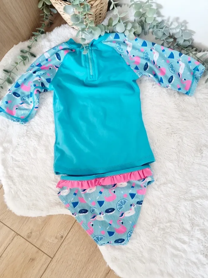Maillot de bain 2 pièces manche longue 4ANS - photo numéro 2