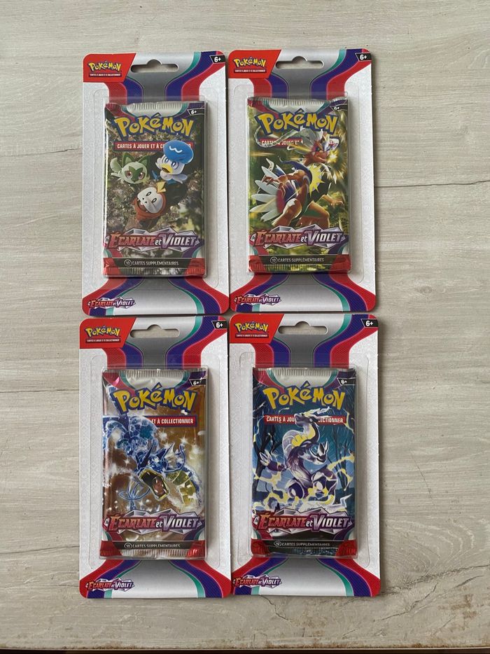 Pokémon booster sous blister EV01 Écarlate et Violet