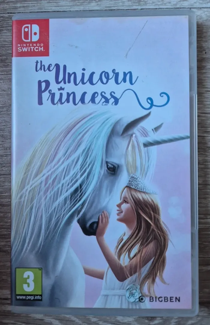 The Unicorn Princess. Nintendo Switch compatible Switch Lite et Oled.