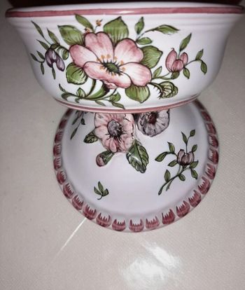 Faïencerie Lallier à Moustiers coffret/bonbonnière