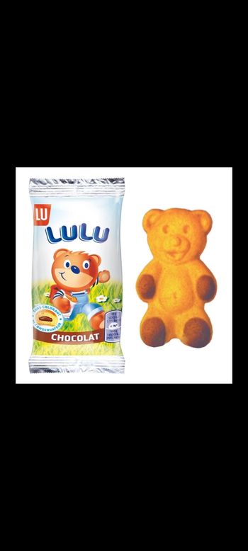 Lot de 6 oursons chocolat gâteau 