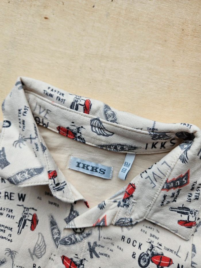 Chemise manches courtes taille 6 mois - photo numéro 2