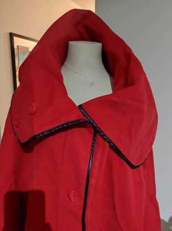 Cape kimono rouge