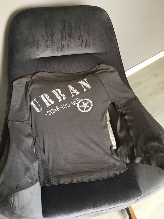 Débardeur gris inspiration militaire - photo numéro 6