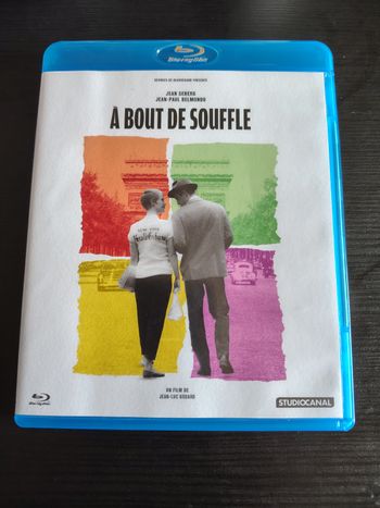 Blu Ray À Bout de Souffle (Jean-Paul Belmondo, Jean Seberg, Jean-Luc Godard)