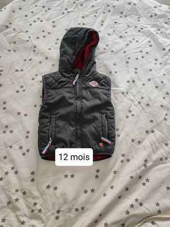 Veste sans manche 12mois