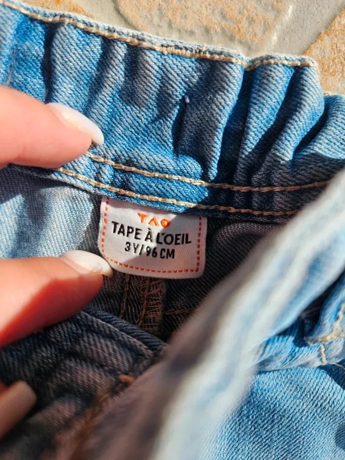 Bermuda en jean Tape à l'œil 3ans - photo numéro 2
