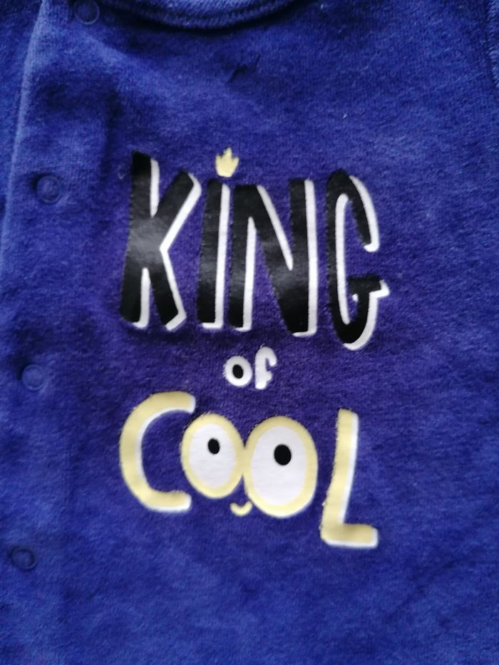 Pyjama "King of cool" 1 mois - photo numéro 2