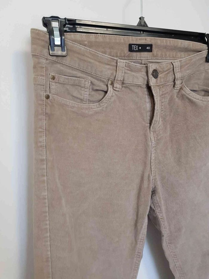 Pantalon style velour taille 40 - photo numéro 2