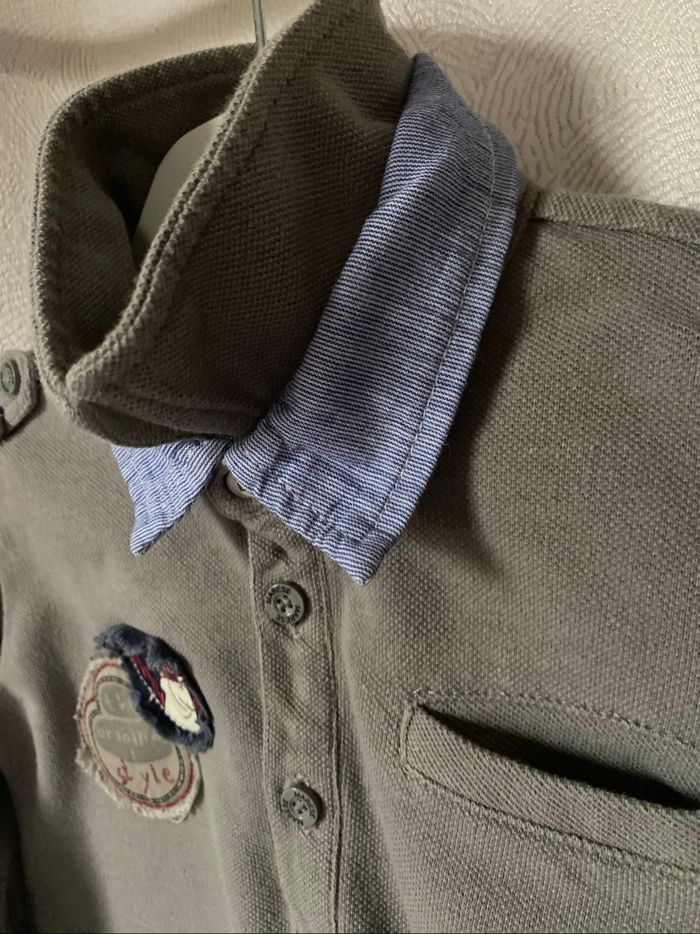 T-shirt polo gris ml 3 ans Marese - photo numéro 6