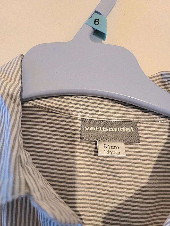 Chemise pour garçon vertbaudet 18 mois - photo numéro 3