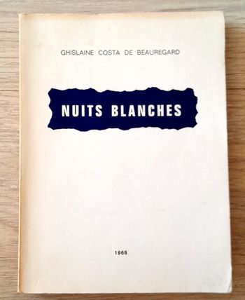 ghislaine costa de beauregard - nuits blanches