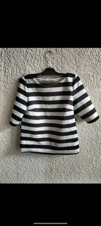 Blouse rayée manches 3/4 T 38
