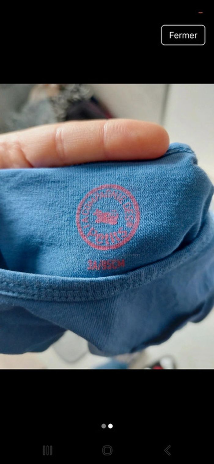 Robe bleue été bébé fille 3 ans - photo numéro 2
