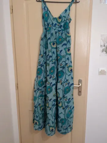 Robe longue à motifs taille 38