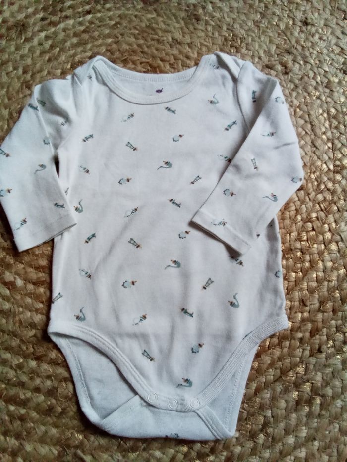 Lot babygro velours imprimé+ body imprimé Obaibi - photo numéro 7
