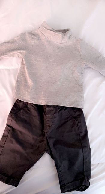 Col roulé et pantalon