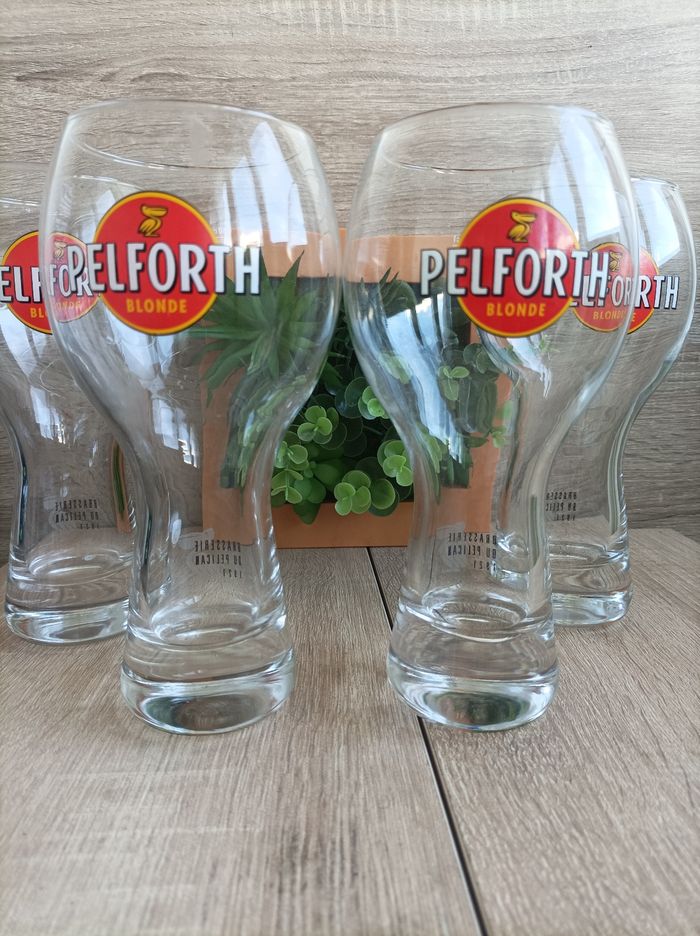 Lot 4 verres pelforth - photo numéro 3