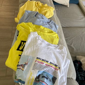 Lot 4 t-shirt Gemo 16 ans