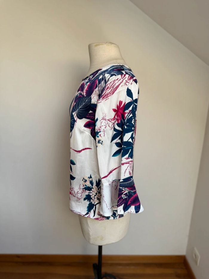 Belle blouse fluide fleurie Damart neuve 🌸 - photo numéro 5