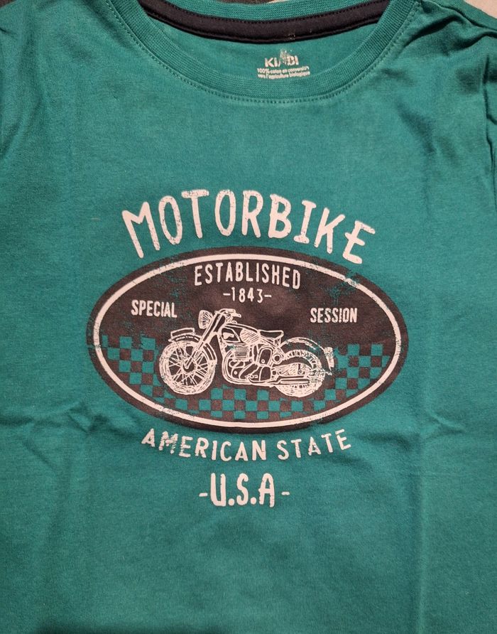Tee-shirt manches courtes Moto Kiabi 6 ans - photo numéro 2