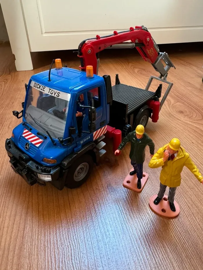 Lot camion de chantier et personnages