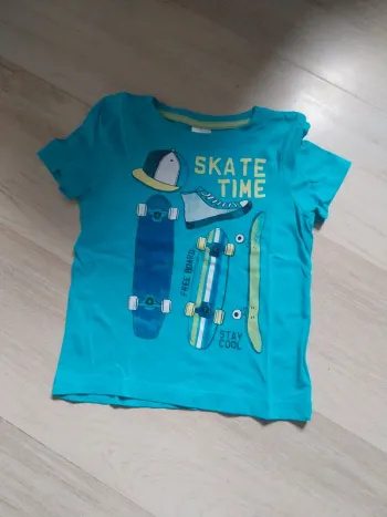 T-shirt turquoise