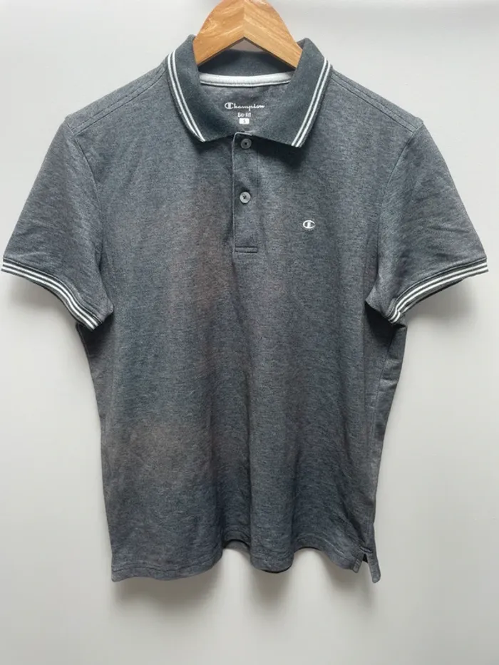 Champion grey polo Mens S