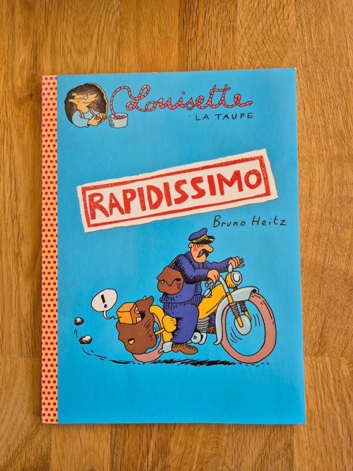 Livre Louisette la taupe Rapidissimo Bruno Heitz école des loisirs