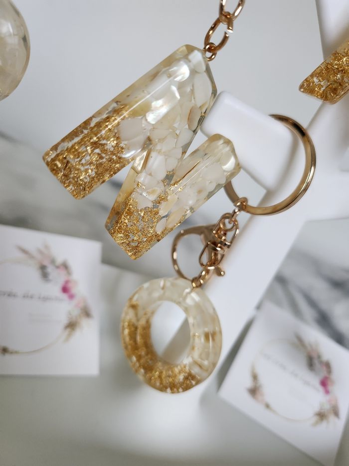 Porte clé résine epoxy - photo numéro 4