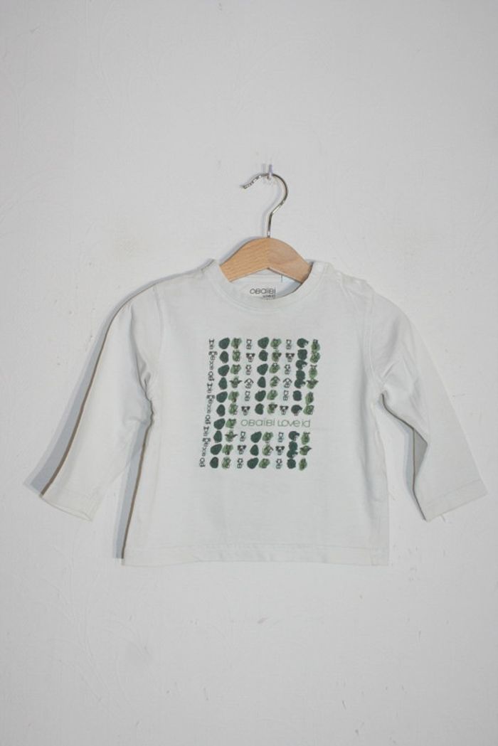 Tee-shirt manches longues Obaïbi 18m