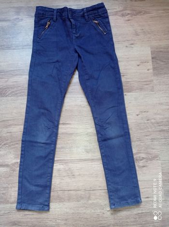 Jean fille skinny violet, Okaïdi, taille 8 ans