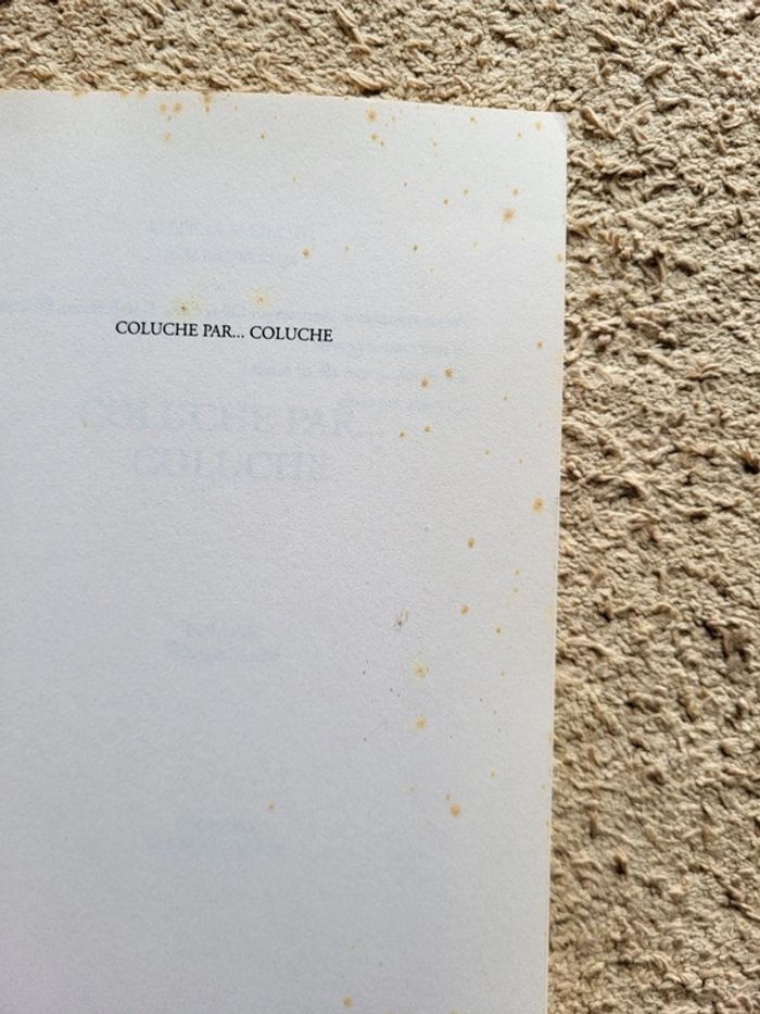 Livre Coluche par Coluche - Les entretiens présenté par Philippe Vandel - photo numéro 5