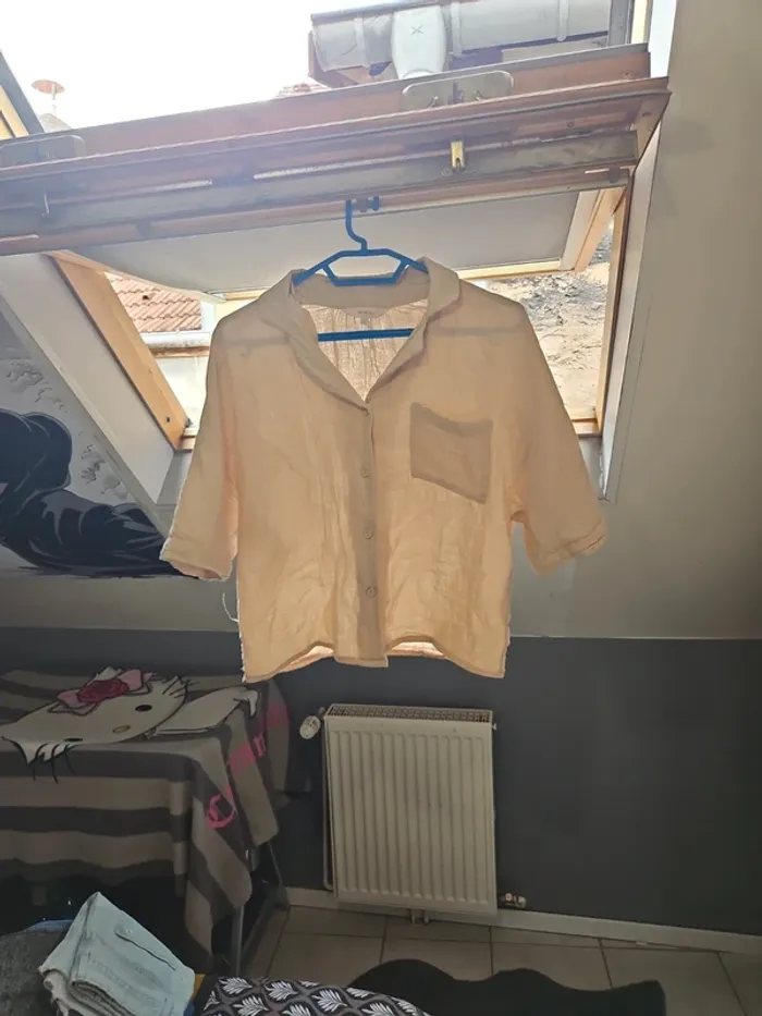 Chemise imitation lin