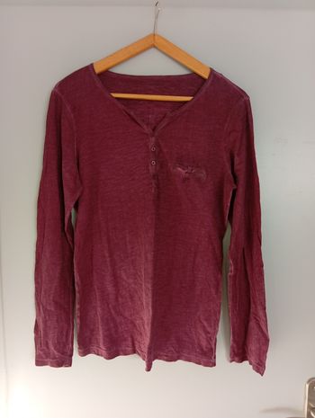 T-shirt bordeaux L