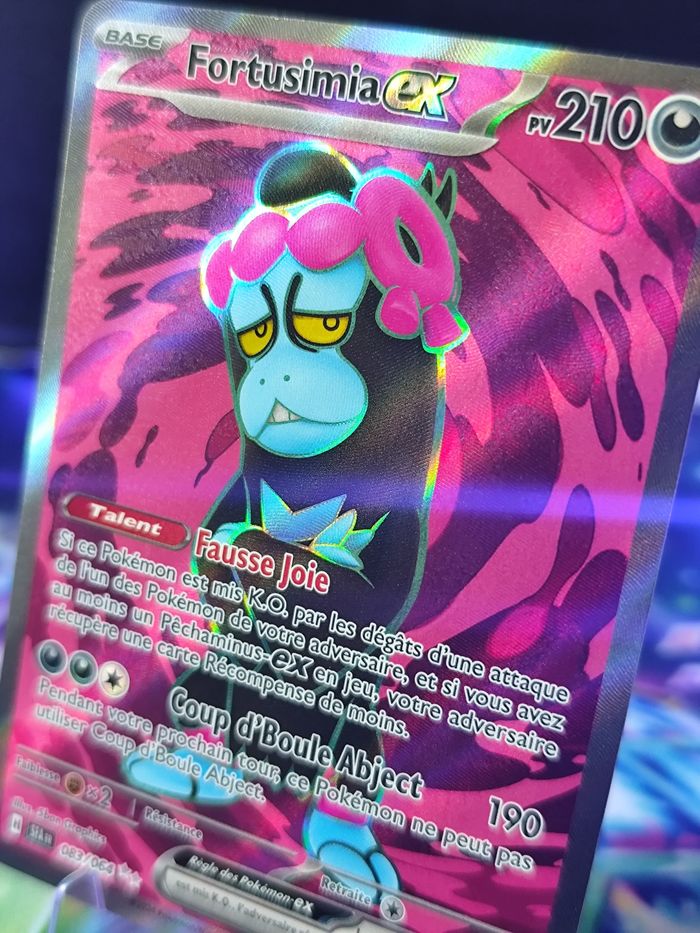 Carte pokémon neuve 🇨🇵 Fortusimia Ex 083/04 Fable Nébuleuse - photo numéro 3