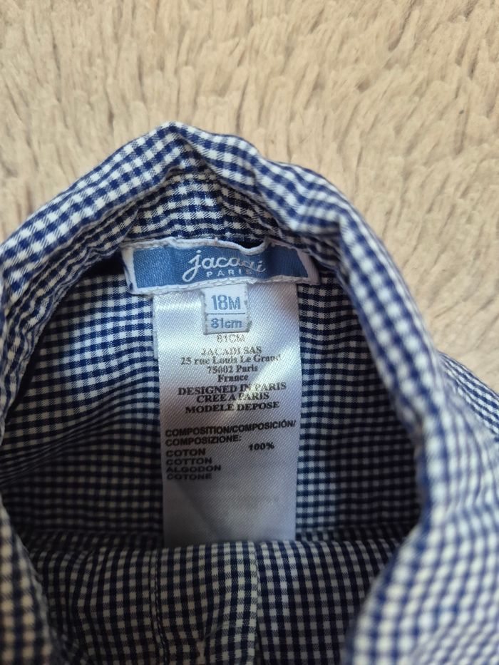 Chemise jacadi 80 cm 18 mois - photo numéro 7