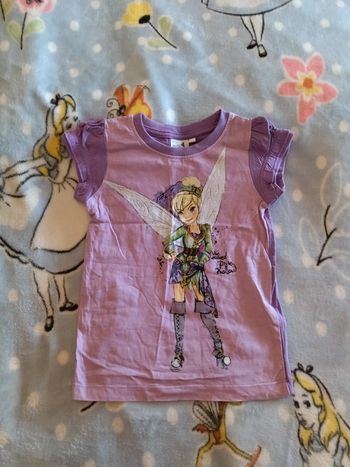 T-shirt disney fée clochette 3 ans