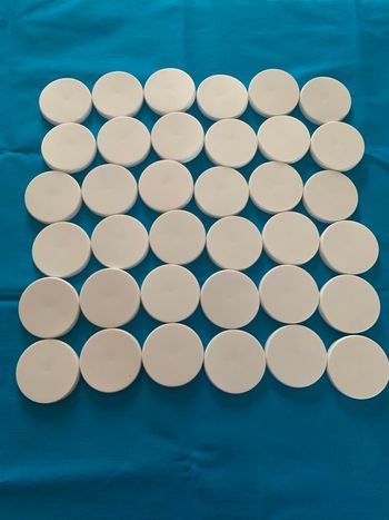 50  couvercles pour pots de yaourts diamètre 55 mm