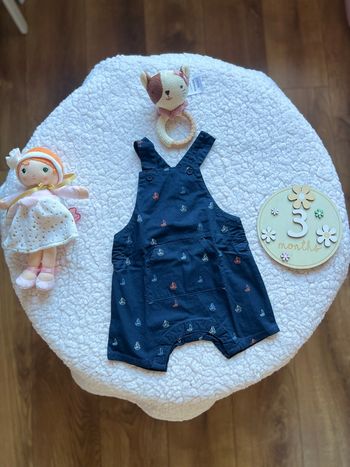 Salopette garçon taille 3 mois neuve