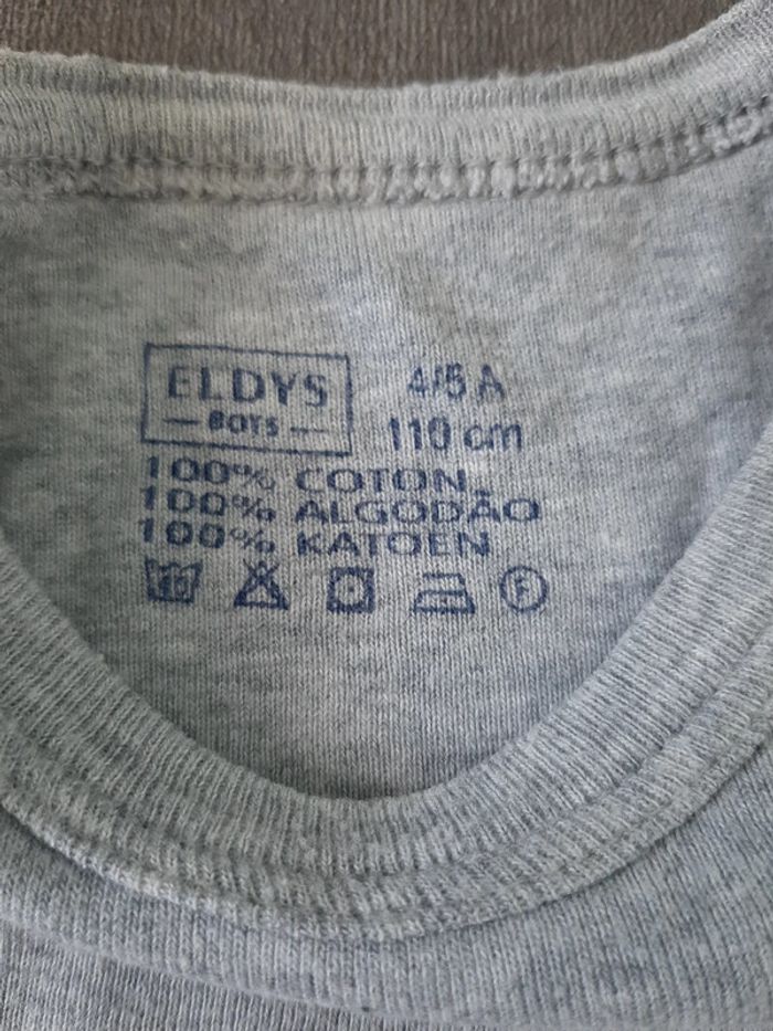 2 t-shirts manches longues garçon 100% coton - photo numéro 6